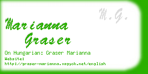 marianna graser business card